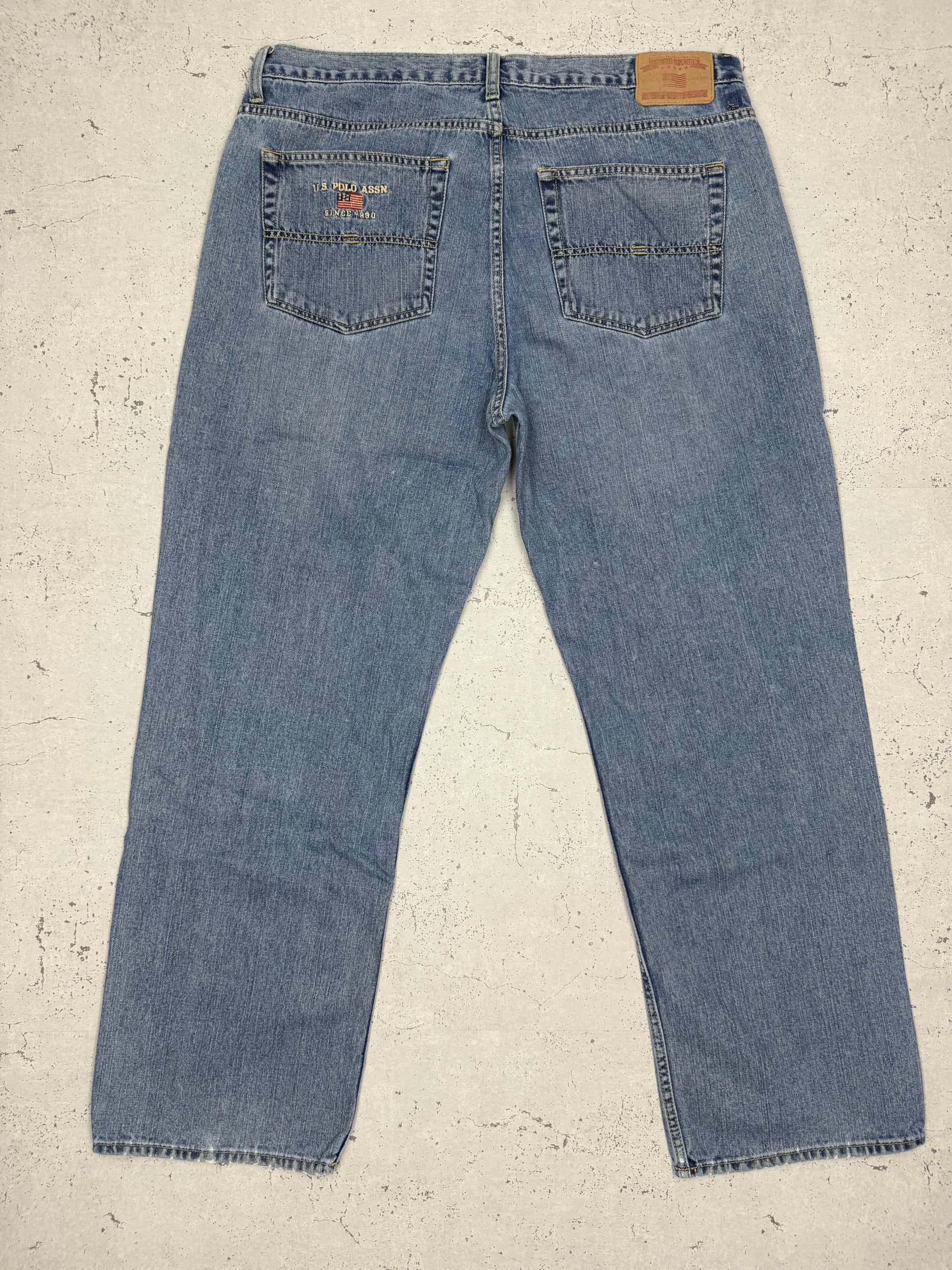 U.S. Polo Assn. Vintage Baggy Jeans blau W38 L32 - MonkeysVintage