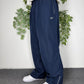 Reebok Vintage Trackpants in Navy, Groesse XXL, getragen am Model