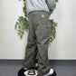 Carhartt Vintage Baggy Hose Carpenter khaki W44 L30 - MonkeysVintage