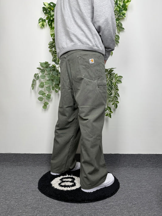 Carhartt Vintage Baggy Hose Carpenter khaki W44 L30 - MonkeysVintage
