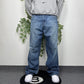 Roca Wear Y2K Vintage Baggy Jeans embroidered Hip Hop blau W38 L34 - MonkeysVintage
