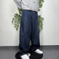 Red Monkey Vintage Baggy Y2K embroidered Jeans blau W40 - MonkeysVintage