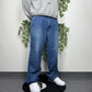 Ecko Unltd. vintage Carpenter Baggy Jeans blau W34 L34 - MonkeysVintage