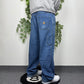 Ecko Unltd. vintage Carpenter Baggy Jeans blau W34 L34 - MonkeysVintage
