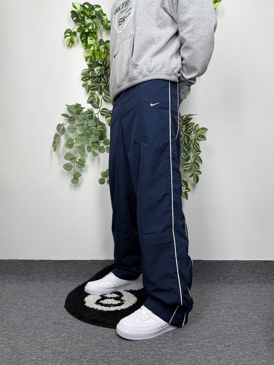 Nike Vintage Swoosh Trackpants Hose blau XL - MonkeysVintage