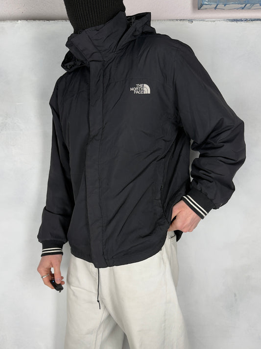 The North Face HyVent Jacke gefütterte Jacket allwetter outdoor schwarz L