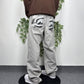 Ecko Unltd. Vintage Y2K Baggy Jeans embroidered grau W32 L34 - MonkeysVintage