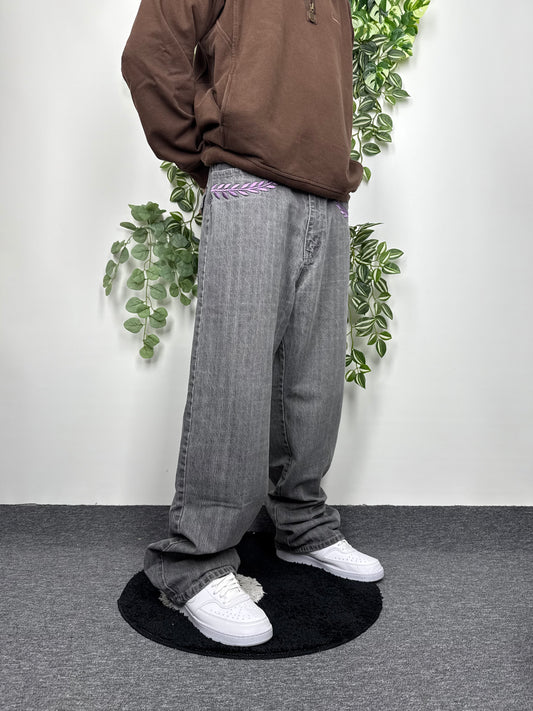 Old Skool Y2K Vintage Baggy Jeans grau W38 L34 - MonkeysVintage