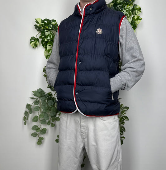 Moncler Vintage Pufferweste Daunen blau M - MonkeysVintage