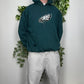NFL Eagles Football Vintage Pullover grün L - MonkeysVintage