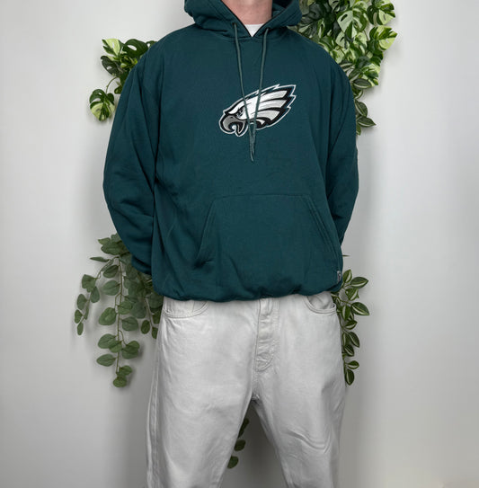 NFL Eagles Football Vintage Pullover grün L - MonkeysVintage