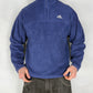 Adidas vintage Fleece Zip Sweatshirt Sweater blau M