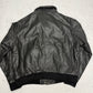 Oakwood Vintage Lederjacke in Schwarz, Größe L, Rückansicht