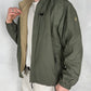 Nike ACG vintage 2in1 Wendejacke Fleece Softshell Jacke grün beige L