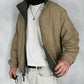 Nike ACG vintage 2in1 Wendejacke Fleece Softshell Jacke grün beige L