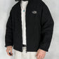 The North Face Vintage Fleecejacke in Schwarz, Größe L, Vorderansicht
