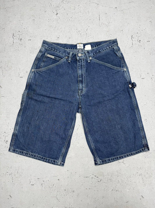 Calvin Klein Jeans Shorts Vintage Denim in Blau, Größe W34, Vorderseite