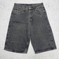 Southpole Vintage Jeansshorts in Schwarz, W34, Vorderansicht
