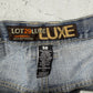 Lot29 Luxe Vintage Baggy Jeans-Shorts, Größe 32, Größenetikett