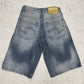 Lot29 Luxe Vintage Baggy Jeans-Shorts, Größe 32, Rückseite
