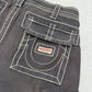 True Religion Vintage Cargoshorts in Anthrazit, W28, Logo-Detail