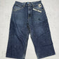 Karl Kani Jeans Vintage Baggy Fit in Blau, Größe W32/L32, Vorderseite