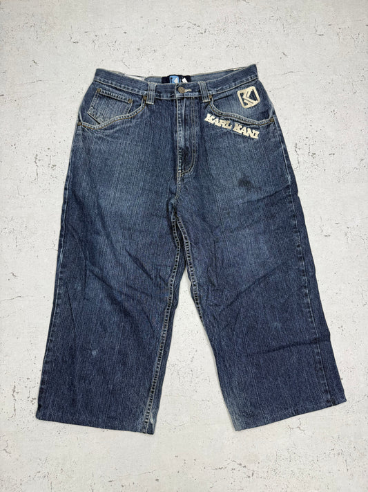 Karl Kani Jeans Vintage Baggy Fit in Blau, Größe W32/L32, Vorderseite