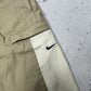 Nike Vintage Trackpants in Beige, Größe S, Logo-Detail
