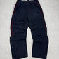 Nike Vintage Trackpants in Navy, Größe M, Vorderansicht