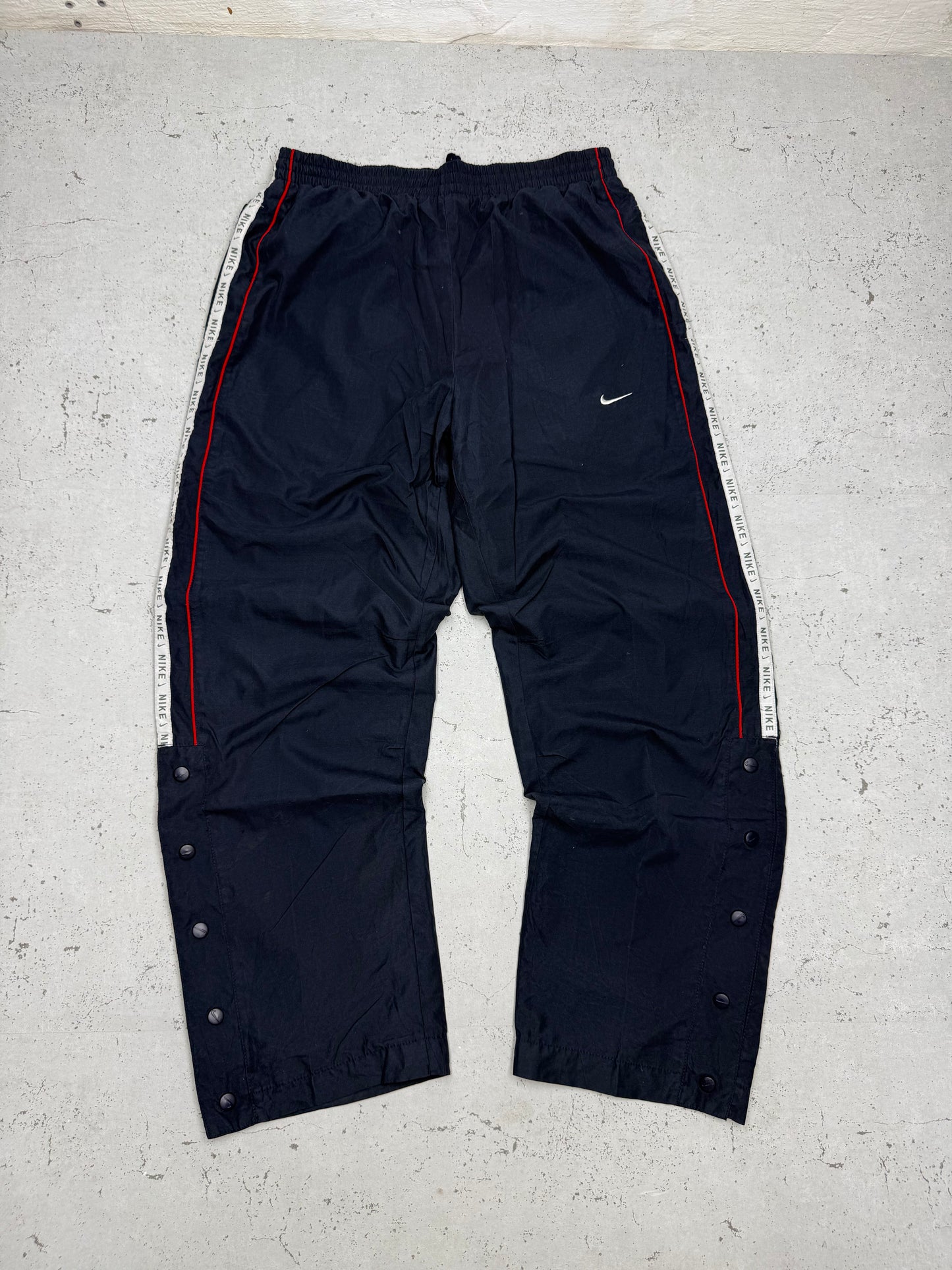 Nike Vintage Trackpants in Navy, Größe M, Vorderansicht