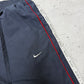 Nike Vintage Trackpants in Navy, Größe M, Logo-Detail