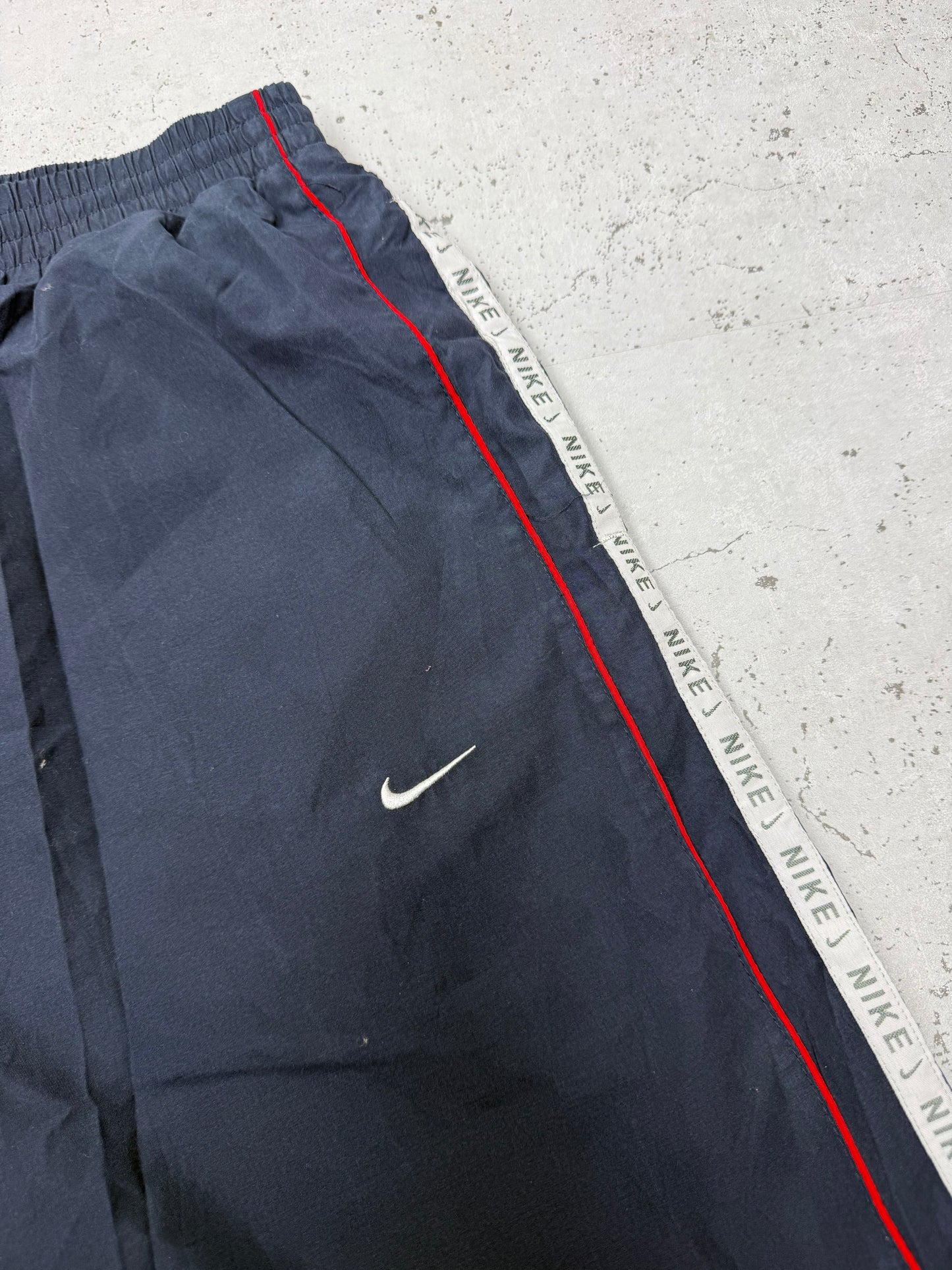 Nike Vintage Trackpants in Navy, Größe M, Logo-Detail
