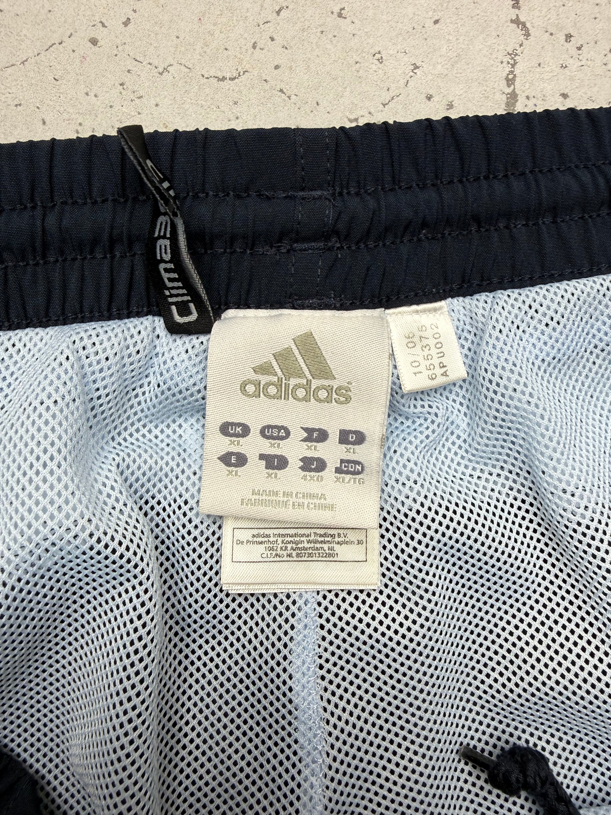 Adidas Vintage Clima365 Trainingsanzug in Navy, Größe L, Etikett Hose