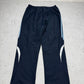 Adidas Real Madrid Vintage Trainingshose in Navy, Größe 40/42, Rückseite