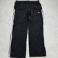 Adidas Vintage Trackpants in Schwarz, Vorderansicht