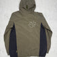 Jack Wolfskin Vintage Outdoorjacke in Oliv, Kids Größe 176, Rückseite
