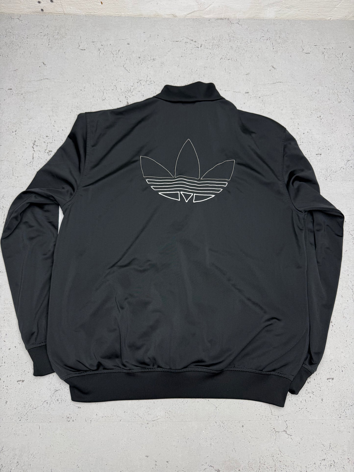 Adidas Ultrastar Trainingsjacke Vintage in Schwarz, Größe L, Rückseite