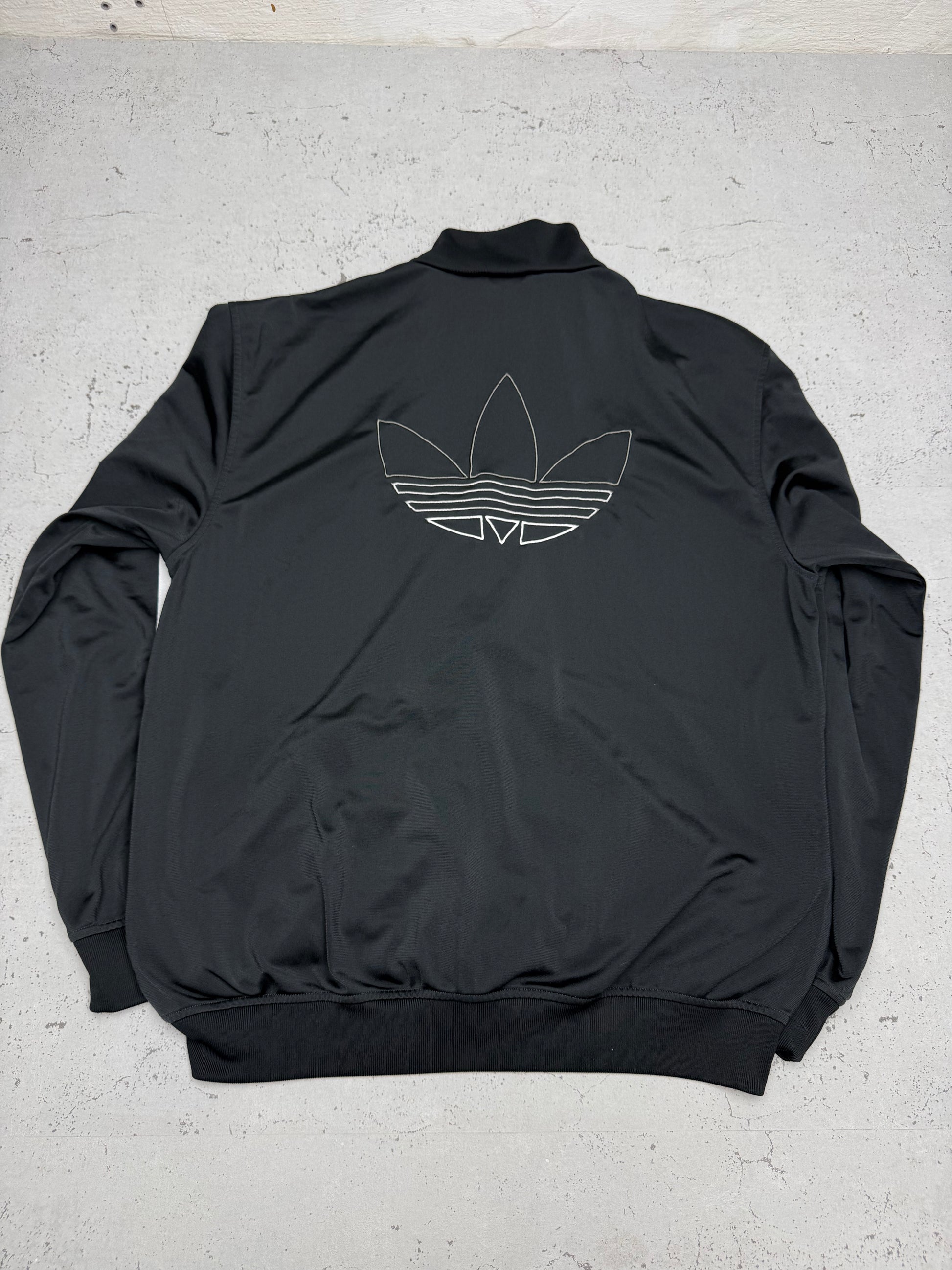 Adidas Ultrastar Trainingsjacke Vintage in Schwarz, Größe L, Rückseite