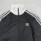 Adidas Originals Firebird Trainingsjacke in Schwarz, Größe M, Logo-Detail