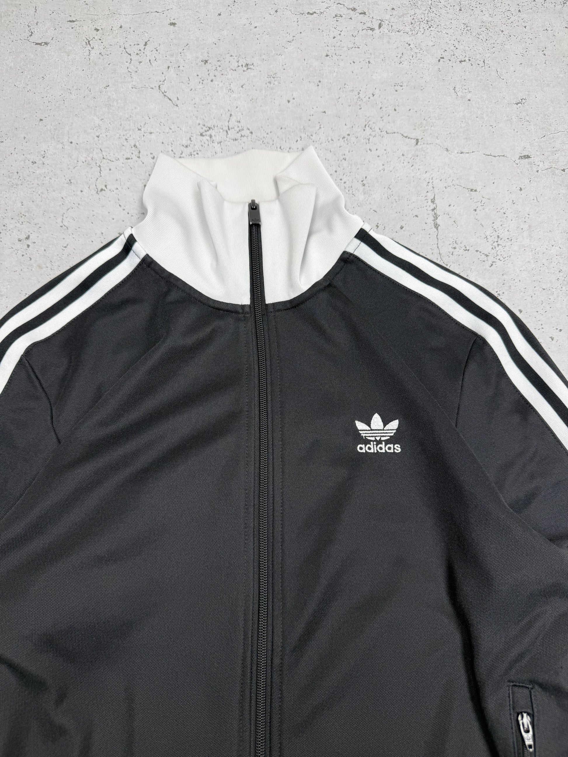 Adidas Originals Firebird Trainingsjacke in Schwarz, Größe M, Logo-Detail
