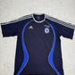 Adidas FC Chelsea Vintage Shirt in Navy, Vorderseite
