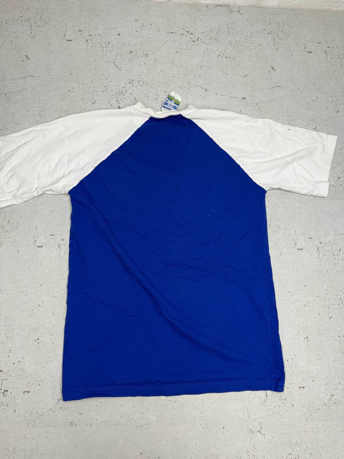 Blu Mar Venezia Italia Vintage T-Shirt in Blau, Größe XL, Rückansicht