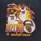 Ultra Game Jimmy Butler Miami Heat Vintage T-Shirt in Schwarz, Größe M, Logo-Detail