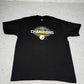 Reebok Steelers Vintage Super Bowl Shirt in Schwarz, Größe XL, Vorderseite