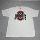 Champion Ohio State Vintage Shirt in Weiß, Größe XXL, Vorderseite