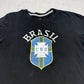 Nike Brasil CBD Vintage T-Shirt in Schwarz, Größe L, Logo-Detail