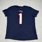 Nike Patriots Newton Vintage T-Shirt in Navy, Größe XL, Vorderansicht