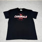 Arizona Cardinals Vintage T-Shirt in Schwarz, Vorderansicht