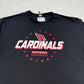 Arizona Cardinals Vintage T-Shirt in Schwarz, Logo-Detail
