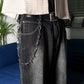 "Silver Fang" - Silberne Hosenkette mit Spikes | Punk Rock Style Accessoire